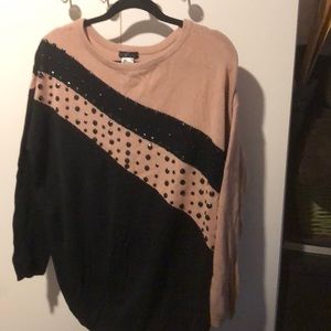Venus sweater blush/black M